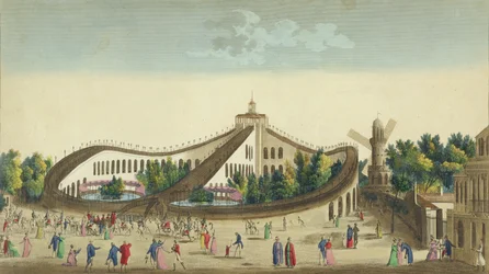Promenades Aeriennes, Jardin Baujon, c.1817